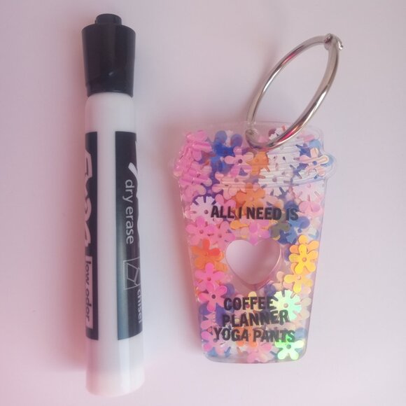 Floral cup keychain - Picture 4 of 4